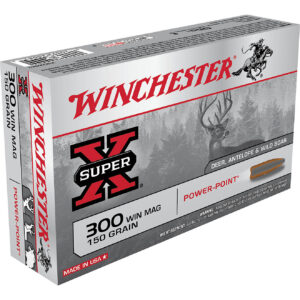 Winchester Magnum Super-X 300 Caliber 150-Grain Power-Point 500rds