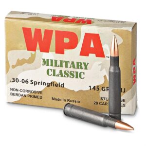 Wolf, .30-06, FMJ, 145 Grain Of 500 Rounds