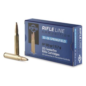 PPU, .30-06 Springfield, SP, 180 Grain Of 500 Rounds