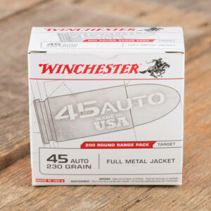 Winchester 45 ACP bulk ammo 1000 rounds 230 grain FMJ box