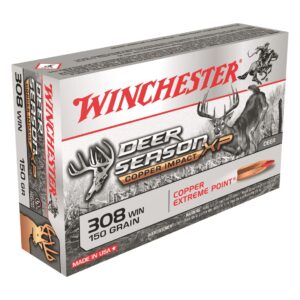 Winchester, Deer Season XP Copper Impact, .308 Win., Extreme Point Lead Free, 150 Grain