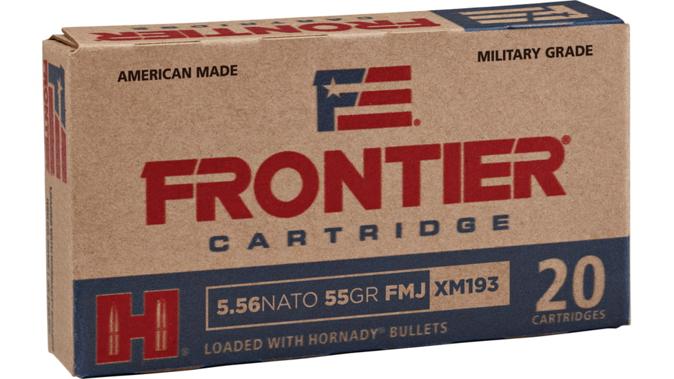 Buy Hornady Frontier 5.56x45mm NATO Ammunition – Bulk Range Ammo