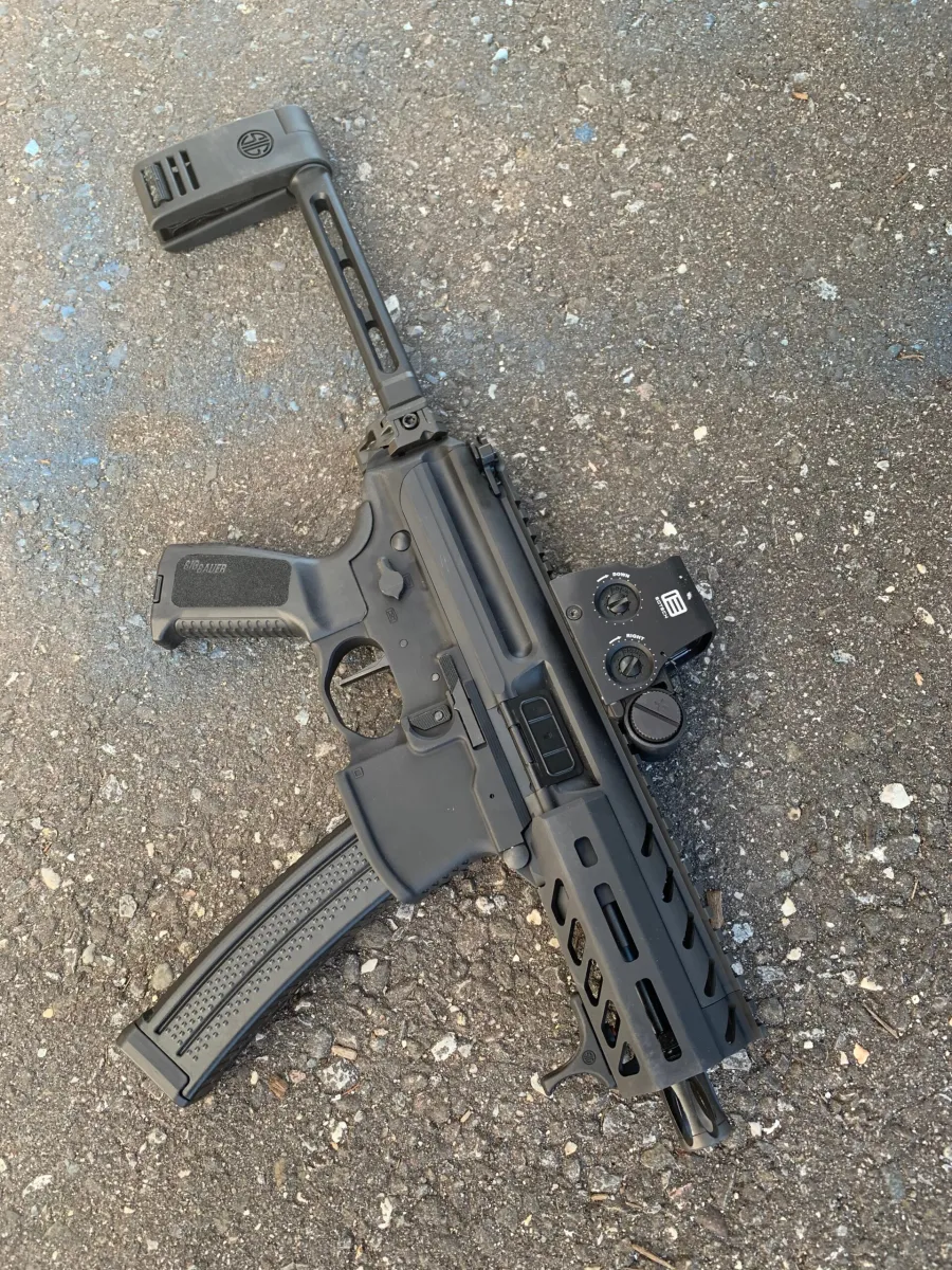 SIG-MPX-REVIEW-1-scaled SIG Sauer MPX K Pistol 9mm Luger 4.5″ barrel with PCP folding brace 30‑round polymer black