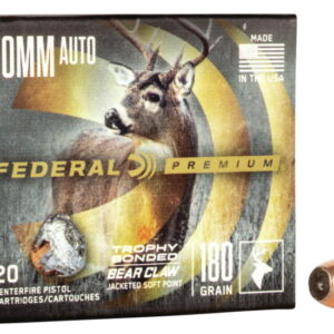 Federal Premium Centerfire Handgun Ammunition 10mm Auto 180 grain