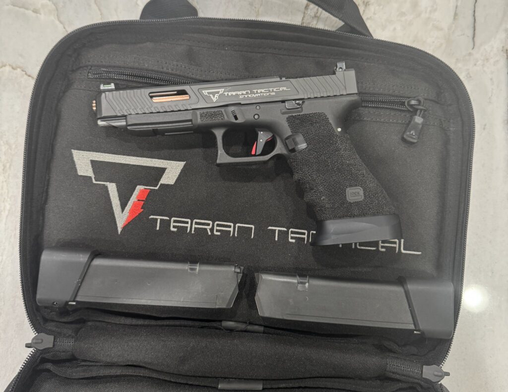 Buy Taran Tactical 2011 9mm pistol online featuring premium competition upgrades, tactical handgun performance, high-end 2011 engineering, and elite shooting reliability.