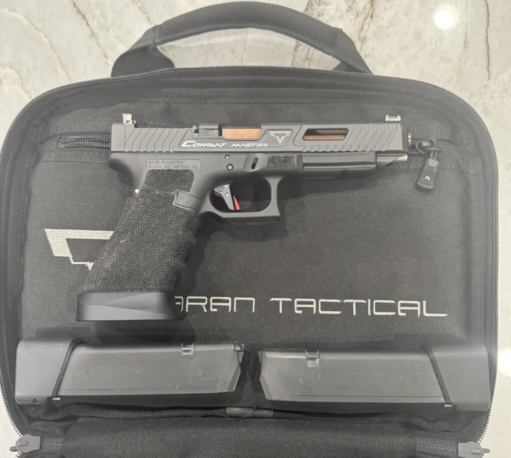 Buy Taran Tactical 2011 9mm pistol online featuring premium competition upgrades, tactical handgun performance, high-end 2011 engineering, and elite shooting reliability.