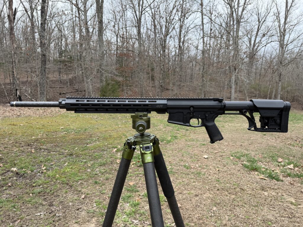 Buy custom 6MM Creedmoor AR10 rifle online featuring Proof Research carbon fiber barrel, Timney trigger, JP bolt carrier group, and premium long-range tactical rifle performance.