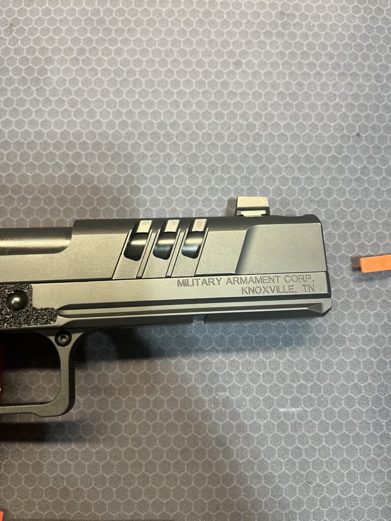 Buy MAC 9 DS-D Comp 2011 9mm pistol online featuring upgraded recoil system, tactical competition performance, enhanced trigger upgrades, and compensated slide design.