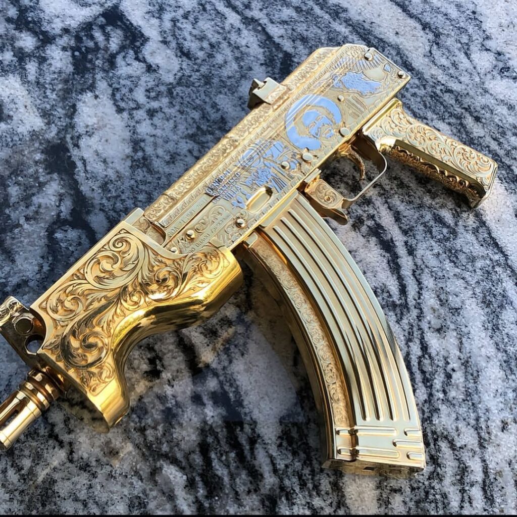 custom gold mini draco 